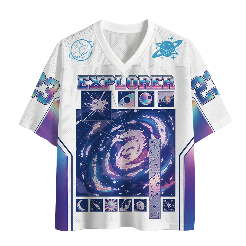 Modecanvas Space Exploration Mesh Jersey-modecanvas