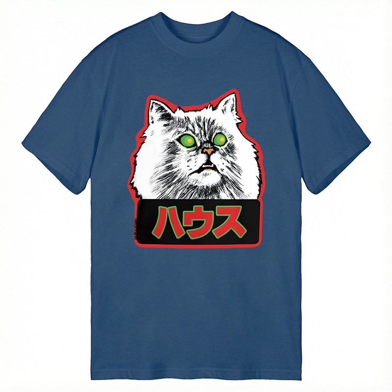 Modecanvas Hausu Cat DTG Printing Classic T-Shirt-modecanvas