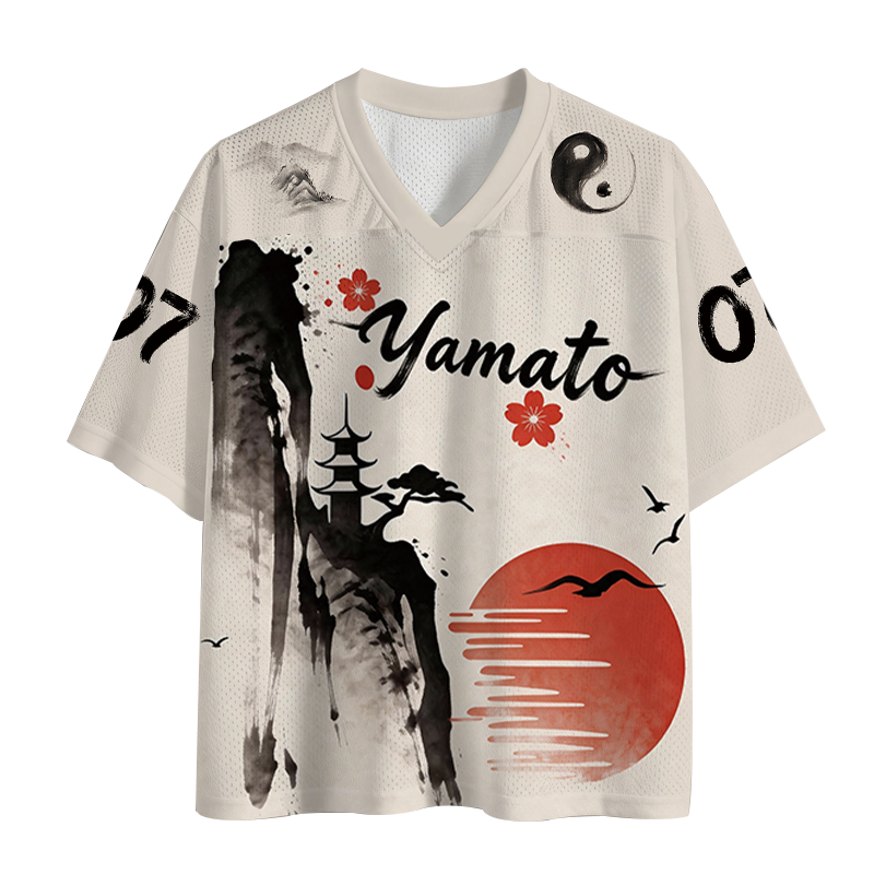 Modecanvas Yamato Japanese Mesh Jersey-modecanvas