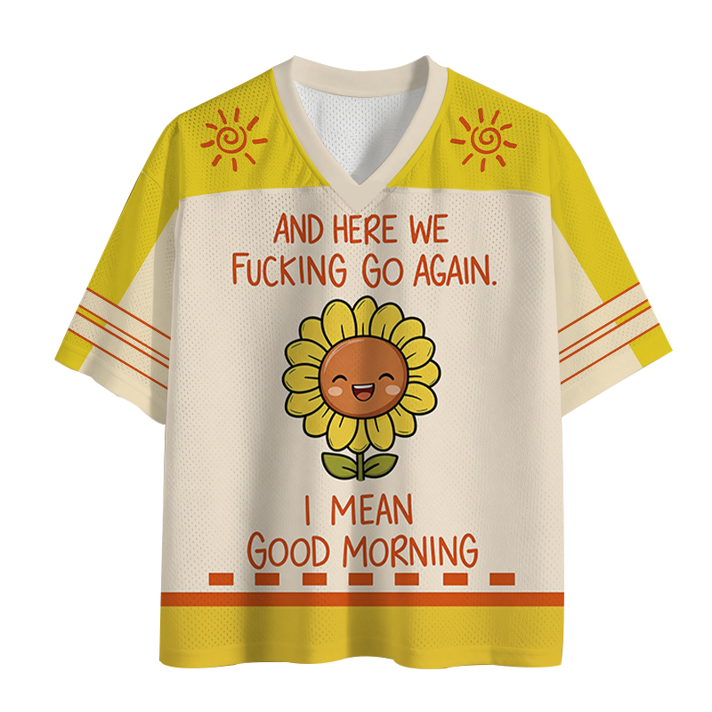 Modecanvas And Here We Go Again Mesh Jersey-modecanvas