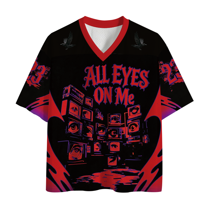 Modecanvas All Eyes On Me Mesh Jersey-modecanvas