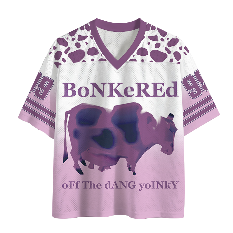 Modecanvas Bonkered Off The Dang Yoinky Meme Mesh Jersey-modecanvas