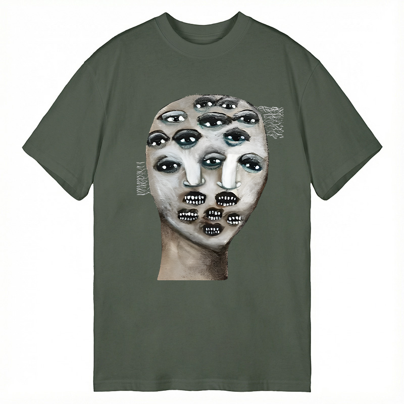 Modecanvas Eyeball Monster DTG Printing Classic T-Shirt-modecanvas