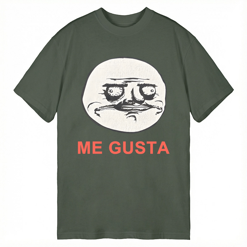 Modecanvas Me Gusta Meme DTG Printing Classic T-Shirt-modecanvas