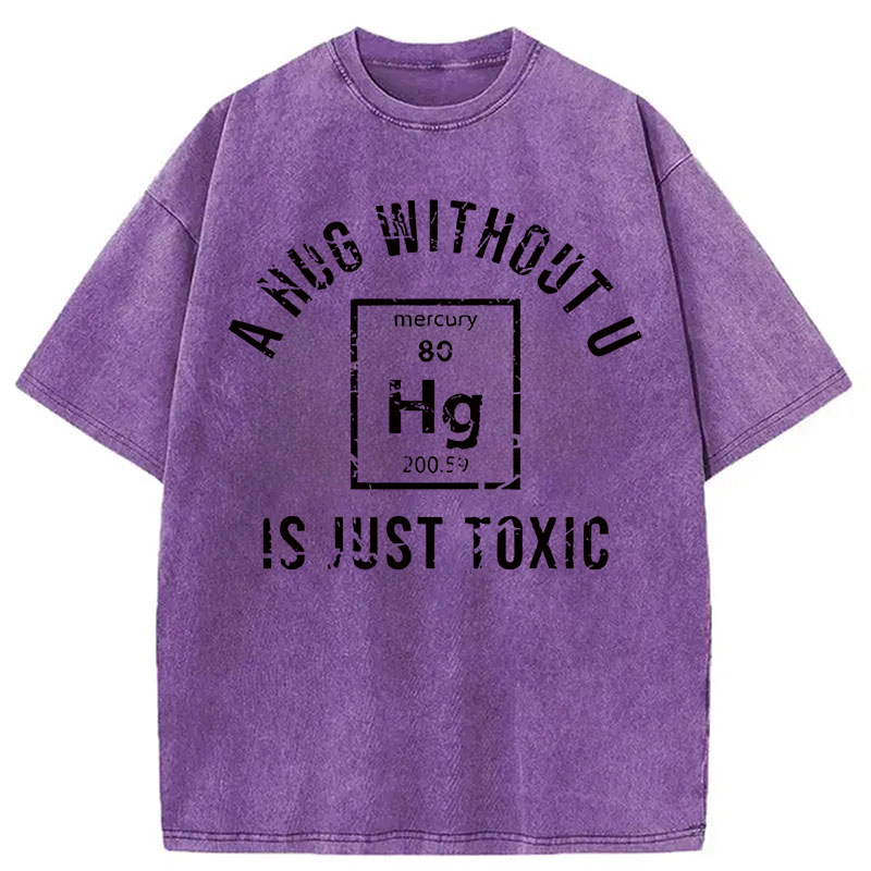 Modecanvas Toxic Chemistry DTG Printing Washed T-Shirt