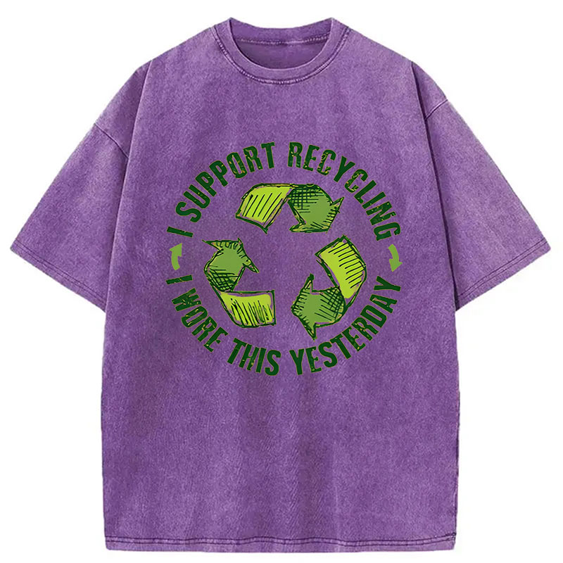 Modecanvas Eco Humor DTG Printing Washed T-Shirt