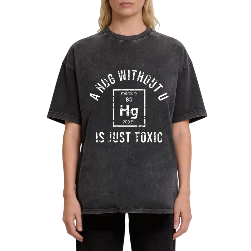 Modecanvas Toxic Chemistry DTG Printing Washed T-Shirt