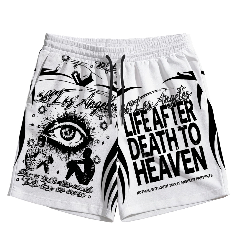 Modecanvas Life & Death Jersey Short