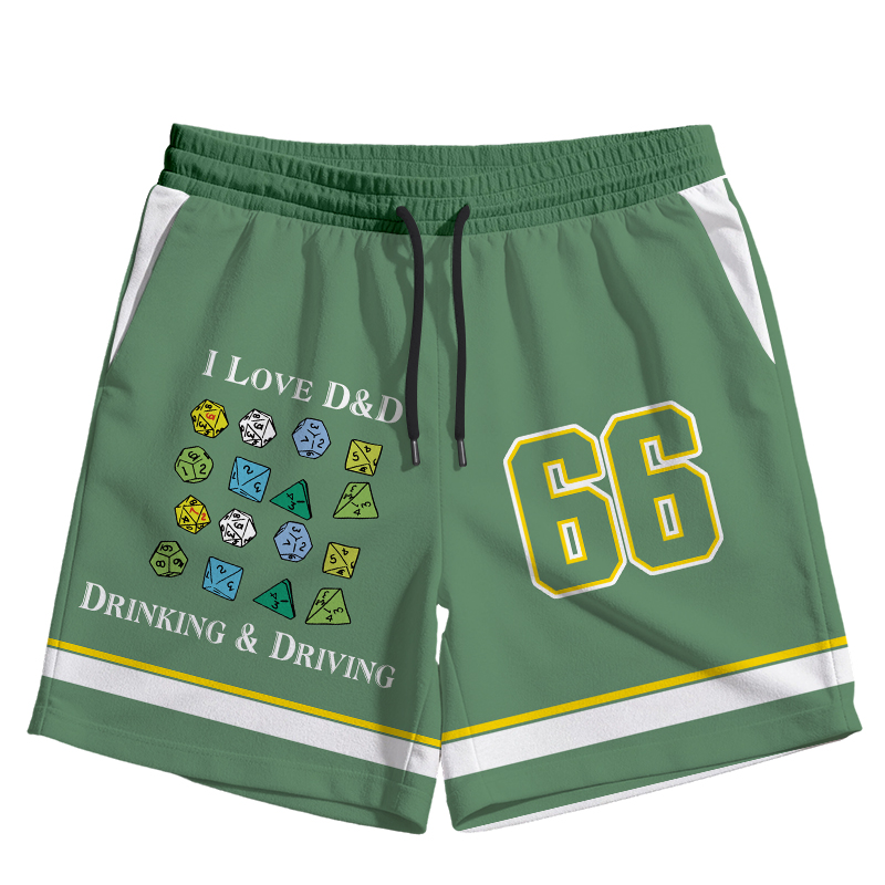 Modecanvas I Love D&D Jersey Short