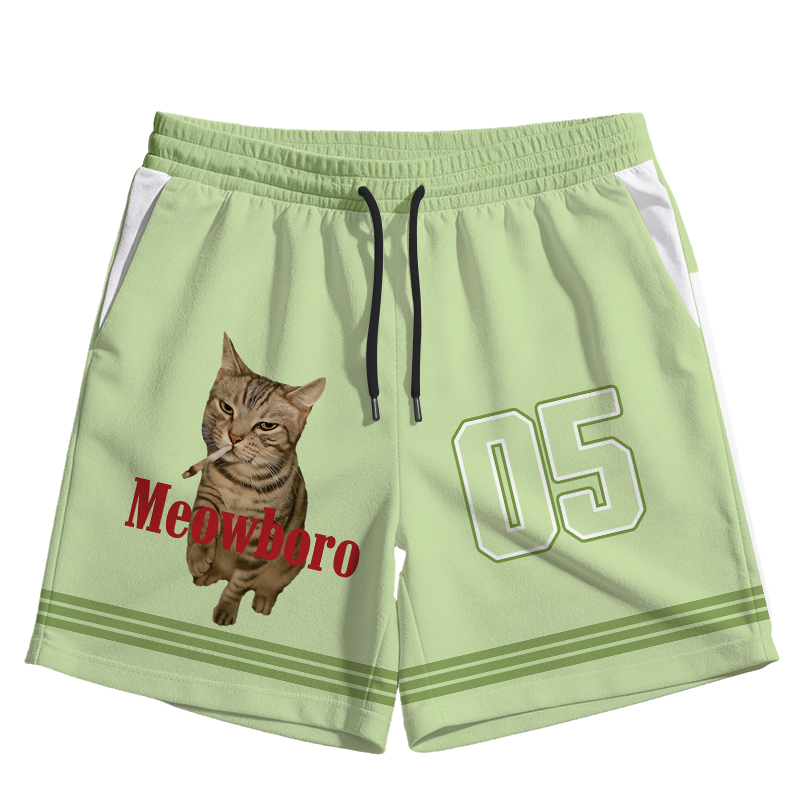 Modecanvas Sora Cat Meme Jersey Short