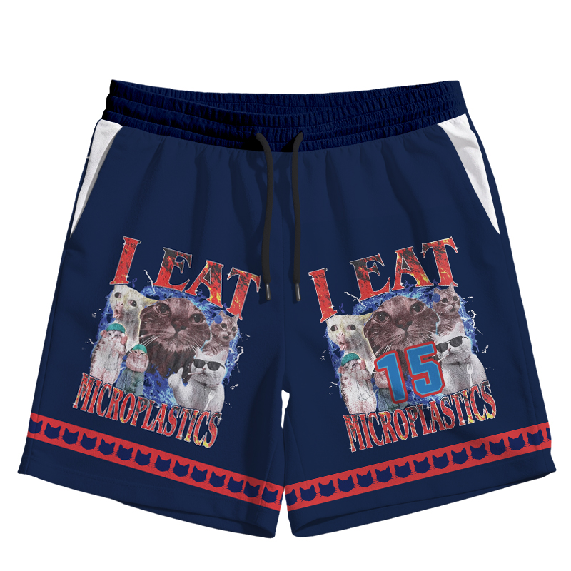 Modecanvas I Eat Microplastics Jersey Short