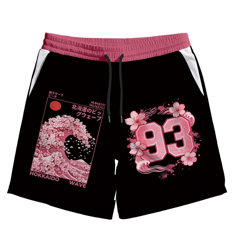 Modecanvas Hokkaido Wave Sakura Jersey Short