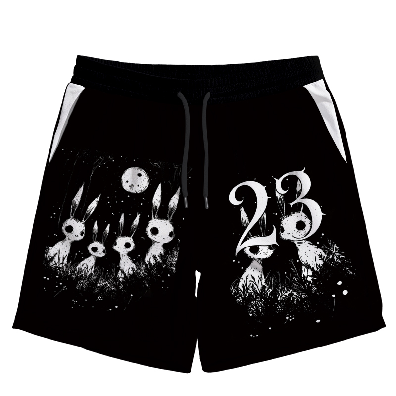 Modecanvas Weirdcore Bunny Jersey Short