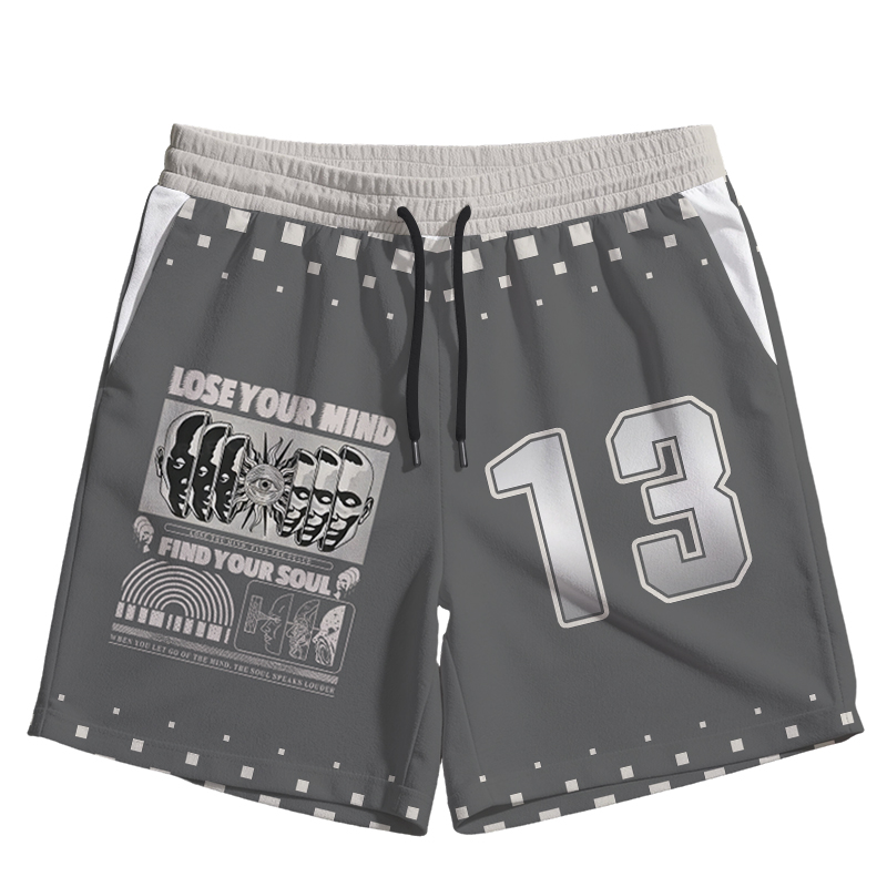 Modecanvas Lose Mind Find Soul Jersey Short