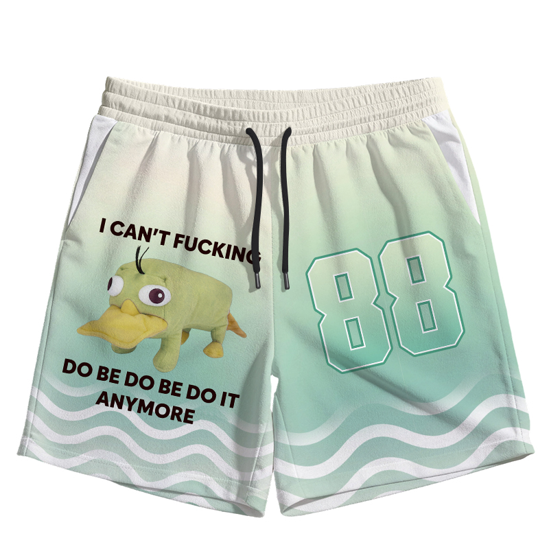 Modecanvas I Can't Do Be Do Be Do It Anymore Platypus Jersey Short