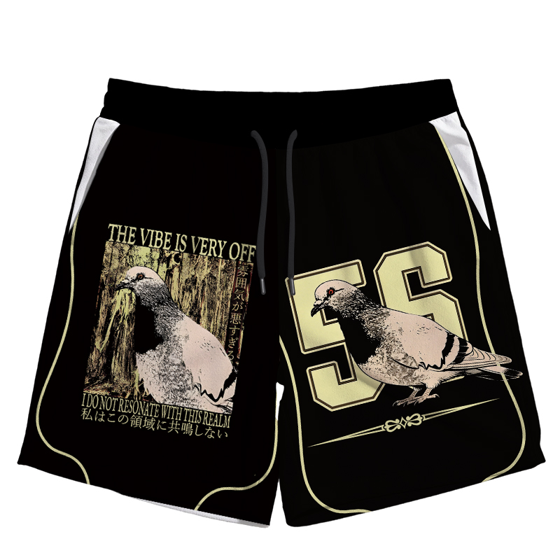 Modecanvas The Vibe is Very Off Jersey Short