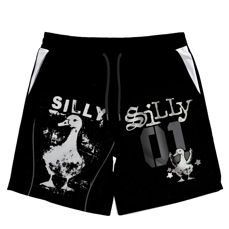 Modecanvas Silly Duck Jersey Short