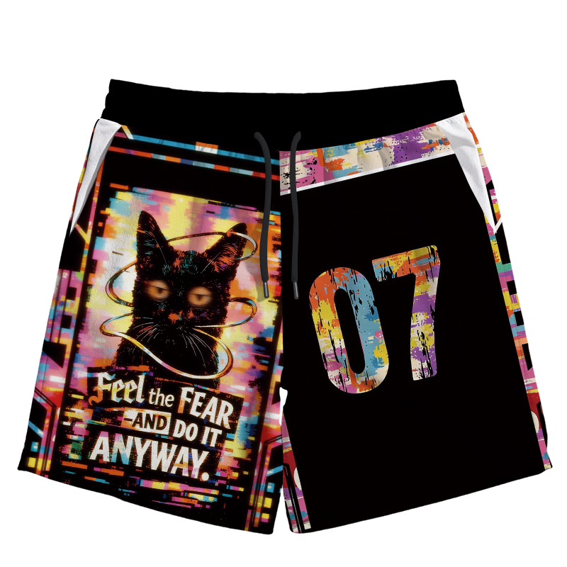 Modecanvas FEEL THE FEAR AND DO IT ANYWAY Jersey Short