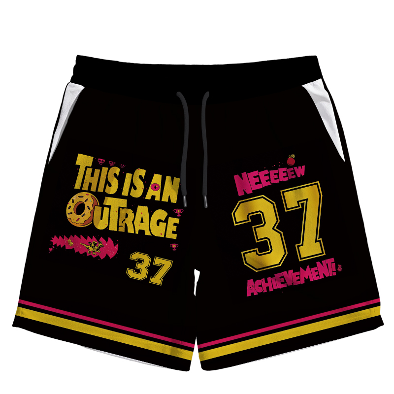 Modecanvas This Is An Outrage Jersey Short
