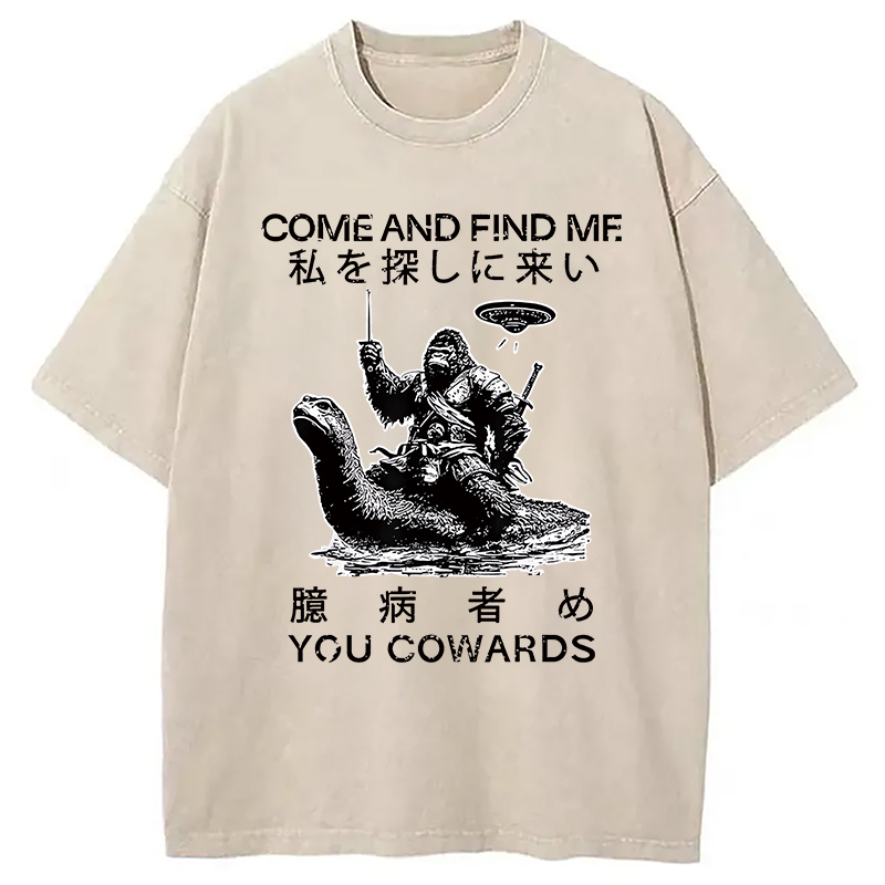 Modecanvas Come and Find Me You Washed T-Shirt