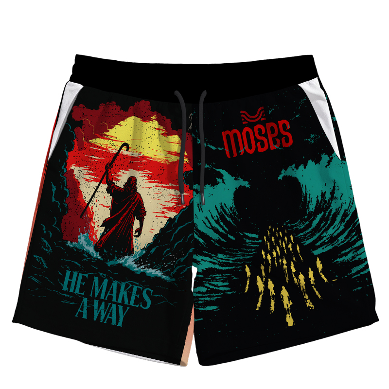 Modecanvas He Makes A Way Jersey Short