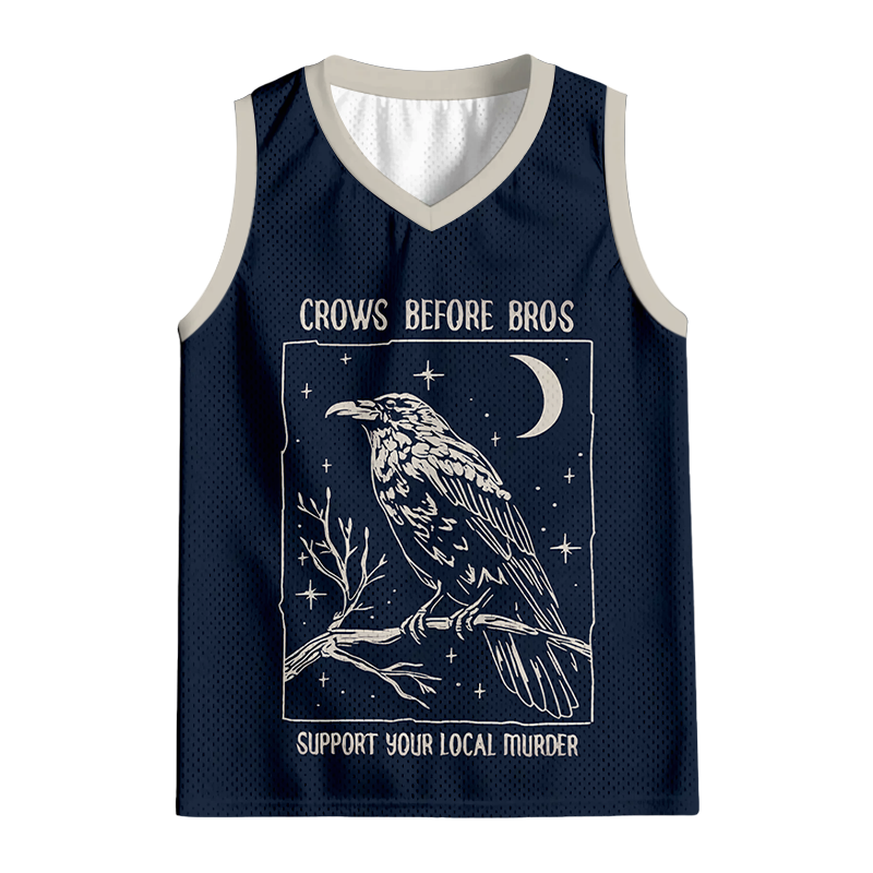 Modecanvas Funny Crows Before Bros Jersey Tank