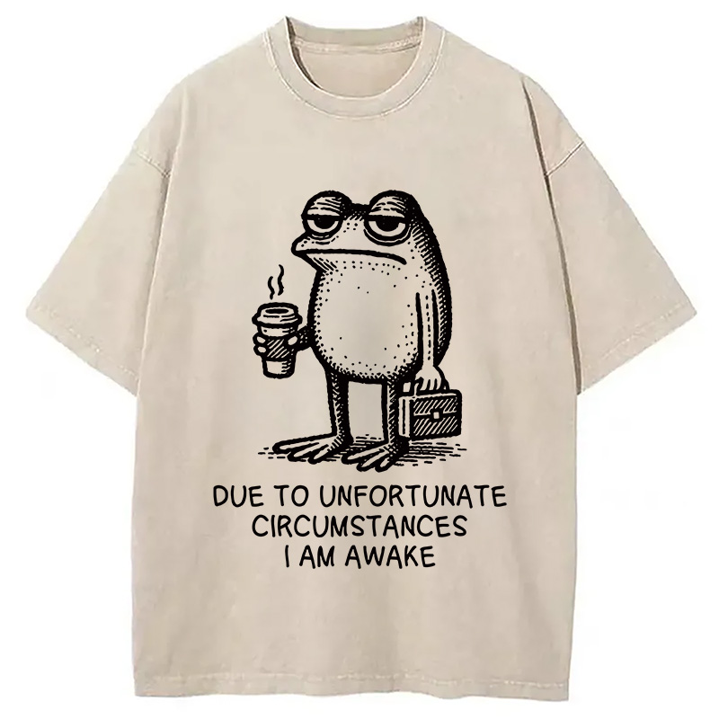 Modecanvas Decadent Frog Washed T-Shirt