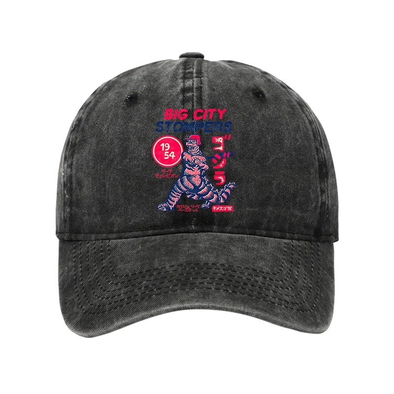 Modecanvas Big City Stompers Washed Cap-modecanvas