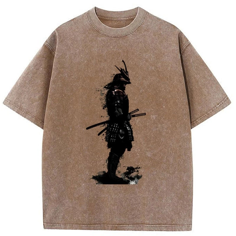 Modecanvas Armored Samurai Samurai Washed T-Shirt