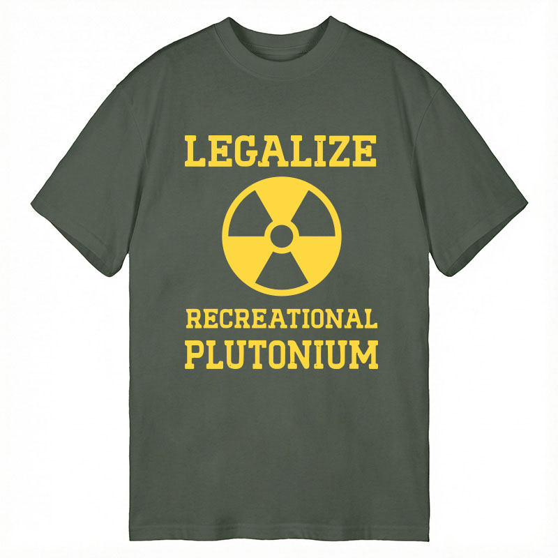 Modecanvas Legalize Recreational Plutonium DTG Printing Classic T-Shirt-modecanvas