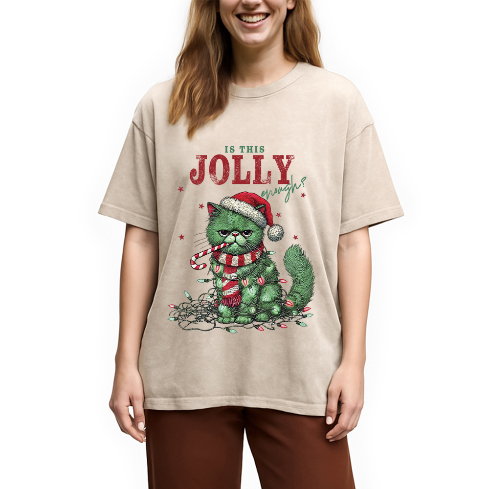 Modecanvas Christmas Gift Washed T-Shirt