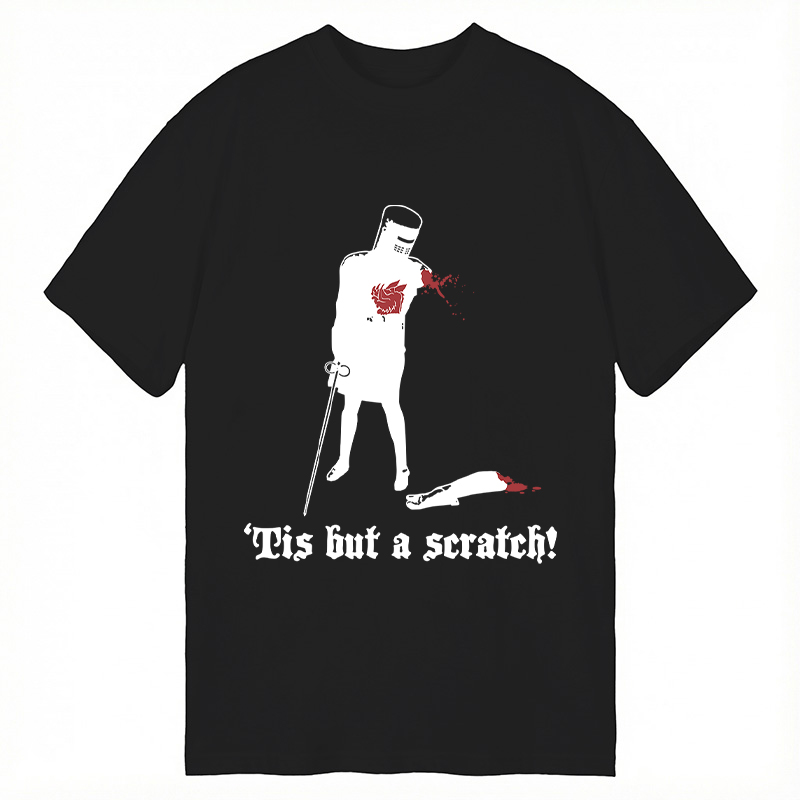 Modecanvas Tis But A Scratch! DTG Printing Classic T-Shirt-modecanvas