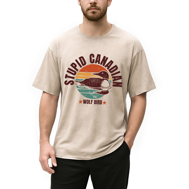 Modecanvas Heated-rivalry DTG Printing Washed T-Shirt