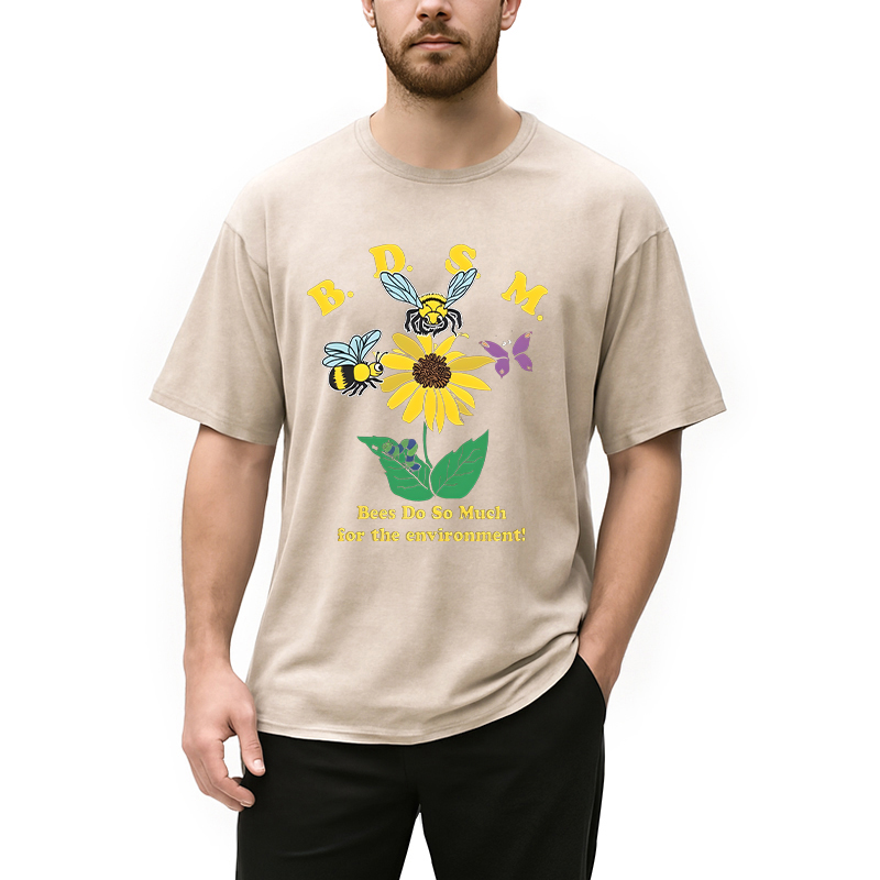 Modecanvas BDSM DTG Printing Washed T-Shirt-modecanvas