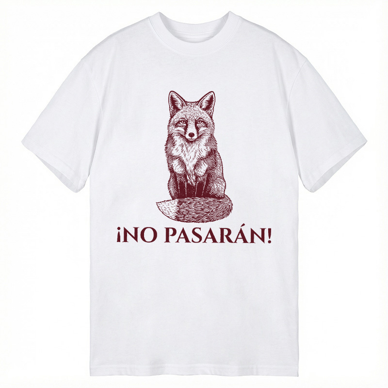 Modecanvas No Pasarán Fox DTG Printing Classic T-Shirt