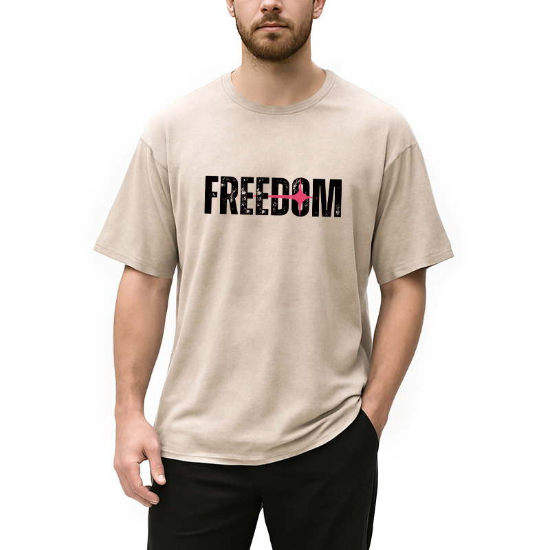 Modecanvas Freedom DTG Printing Washed T-Shirt