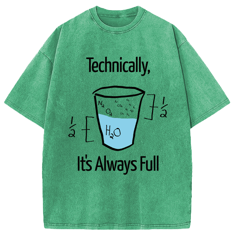 Modecanvas Science Is Optimistic DTG Printing Washed T-Shirt