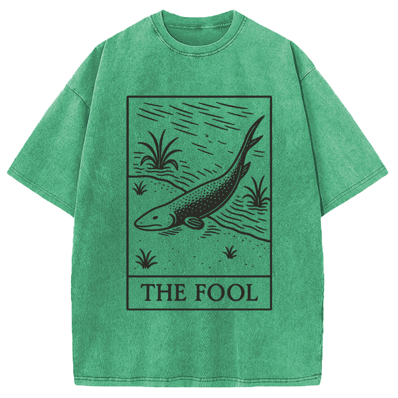 Modecanvas The Fool Washed T-Shirt-modecanvas