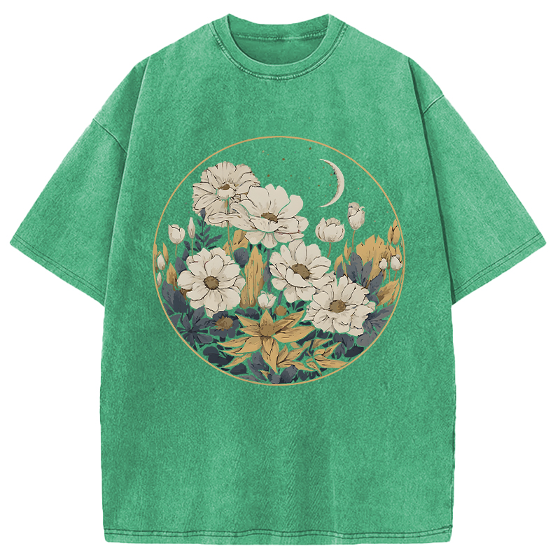 Modecanvas Blissful Harmony DTG Printing Washed T-Shirt