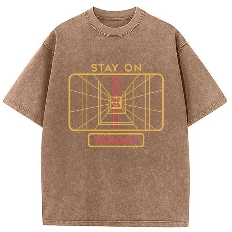 Modecanvas Stay On Target DTG Printing Washed T-Shirt
