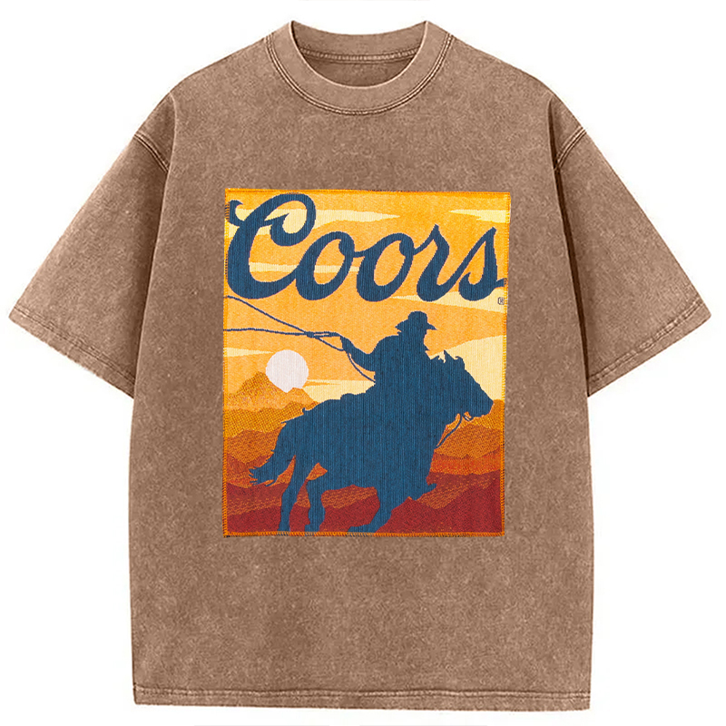 Modecanvas Coors DTG Printing Washed T-Shirt