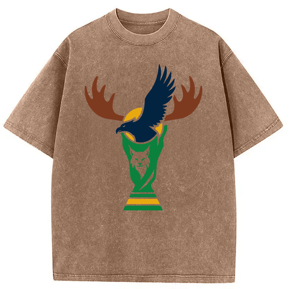 Modecanvas World Cup Peak Competition Legacy DTG Printing Washed T-Shirt