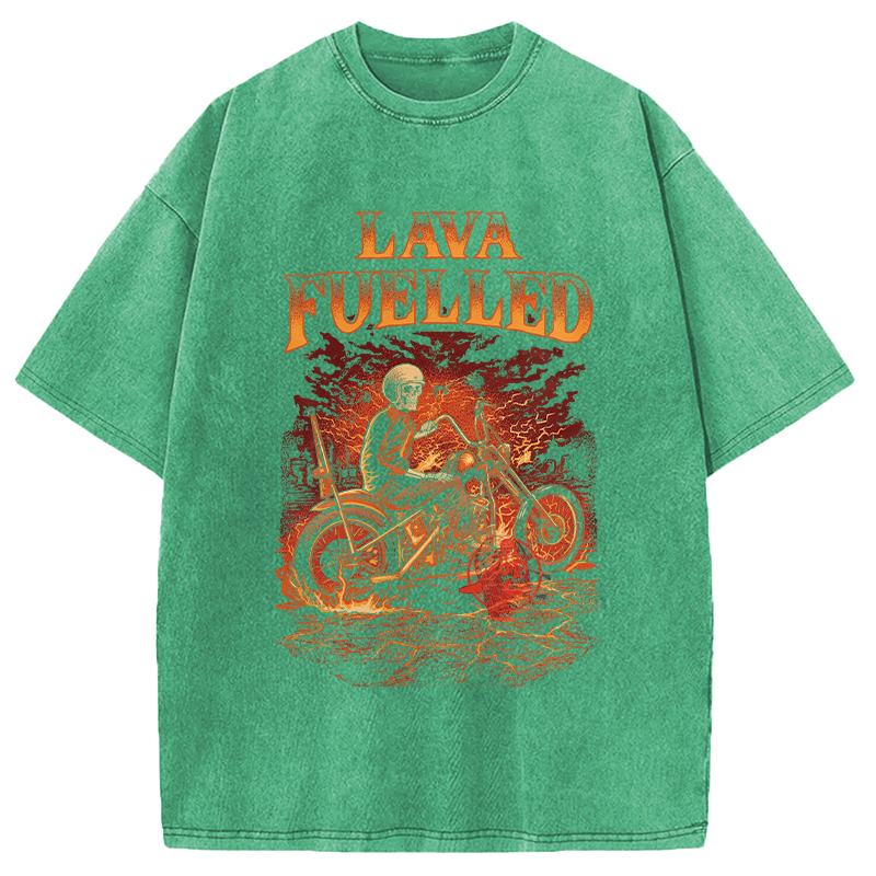 Modecanvas Lava Fuelled DTG Printing Washed T-Shirt