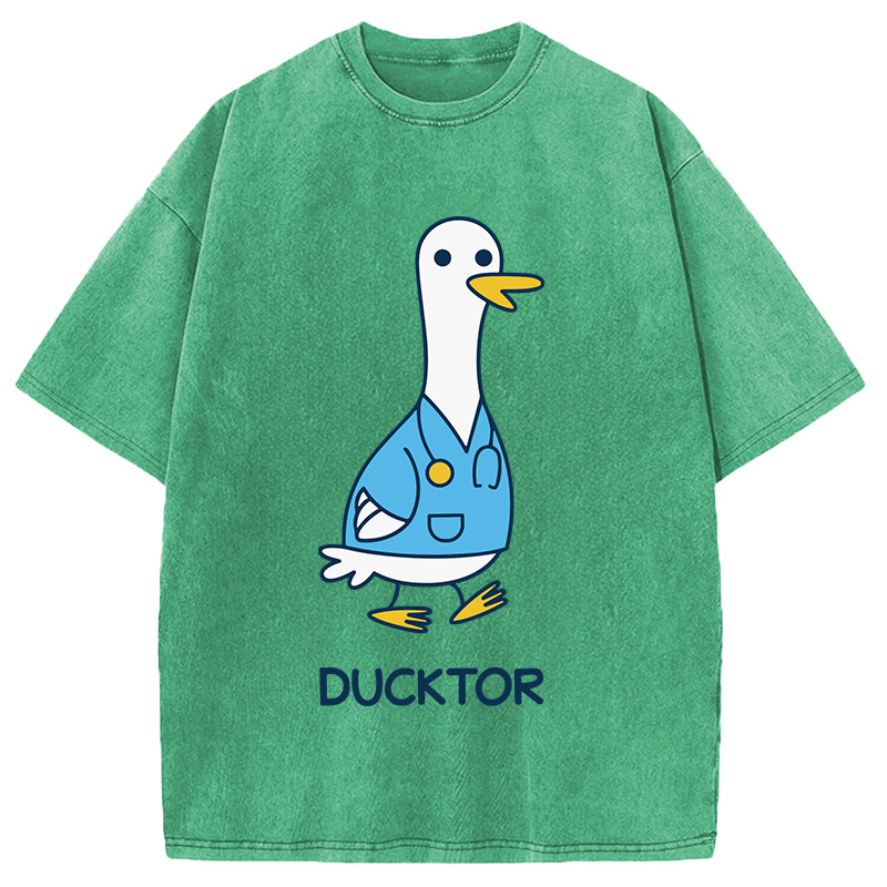 Modecanvas Ducktor DTG Printing Washed T-Shirt