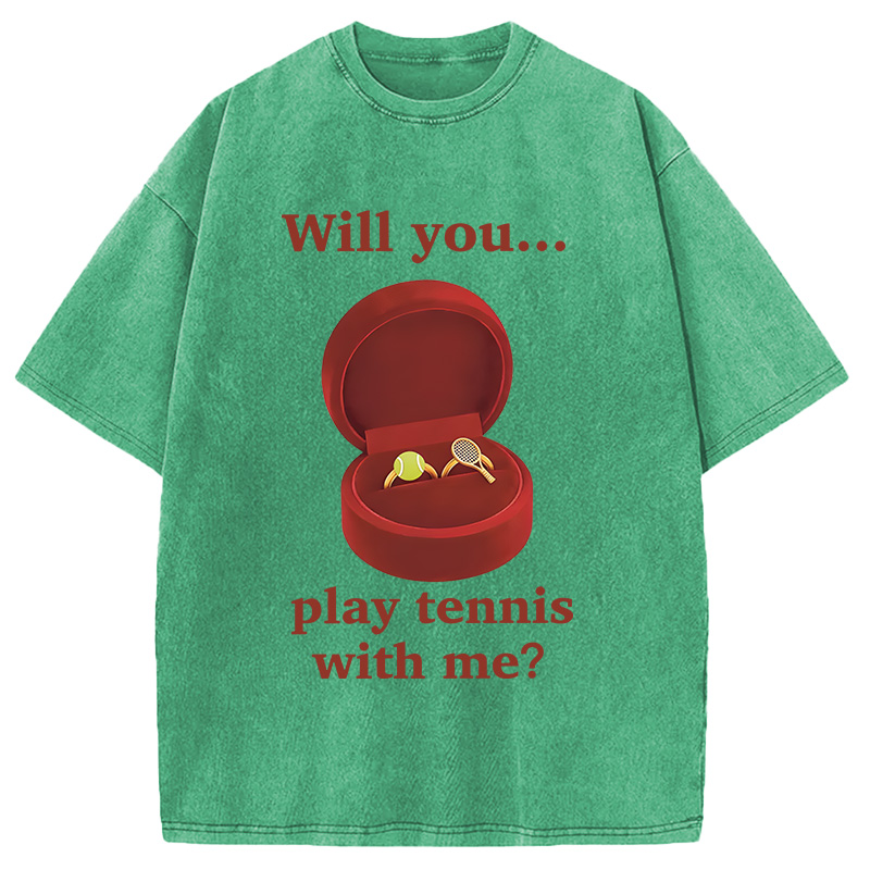 Modecanvas Will You... DTG Printing Washed T-Shirt