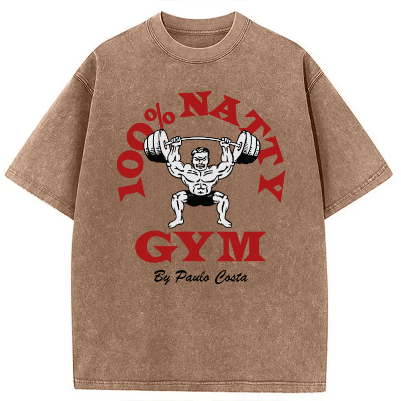 Modecanvas 100% Natty Gym DTG Printing Washed T-Shirt
