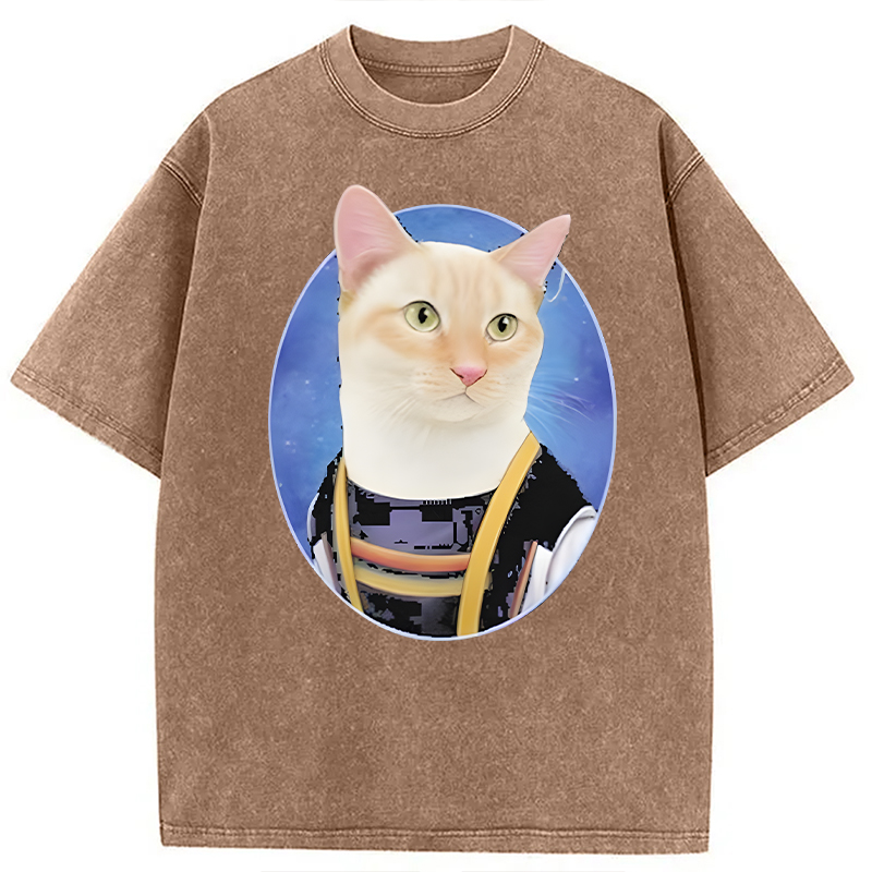 Modecanvas Doctor Mew DTG Printing Washed T-Shirt
