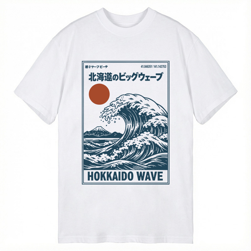 Modecanvas Retro Wave Typesetting DTG Printing Classic T-Shirt-modecanvas