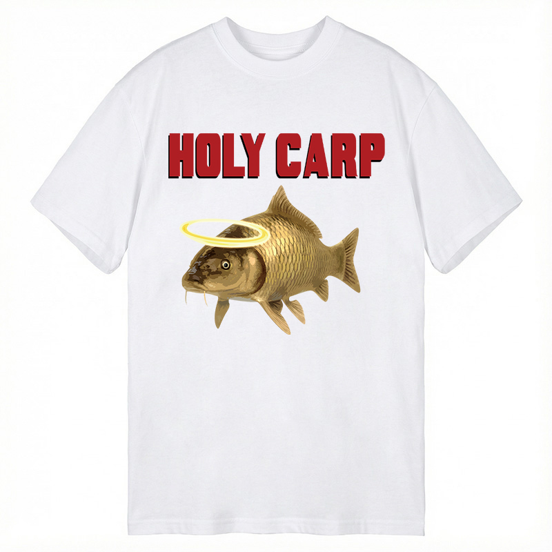 Modecanvas Holy Carp DTG Printing Classic T-Shirt-modecanvas