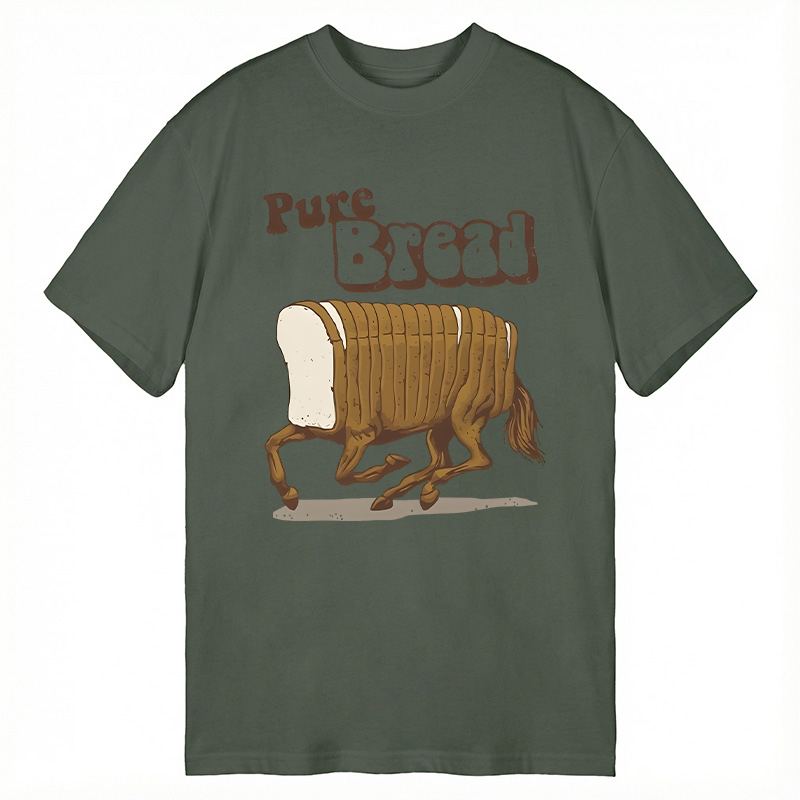 Modecanvas Pure Bread DTG Printing Classic T-Shirt-modecanvas